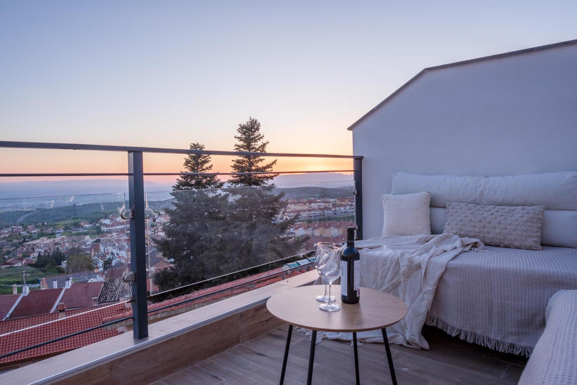Вилла Casa Penalisa Con Jacuzzi, Barbacoa, Chimenea Y Vistas Panoramicas A Granada Альфакар Экстерьер фото