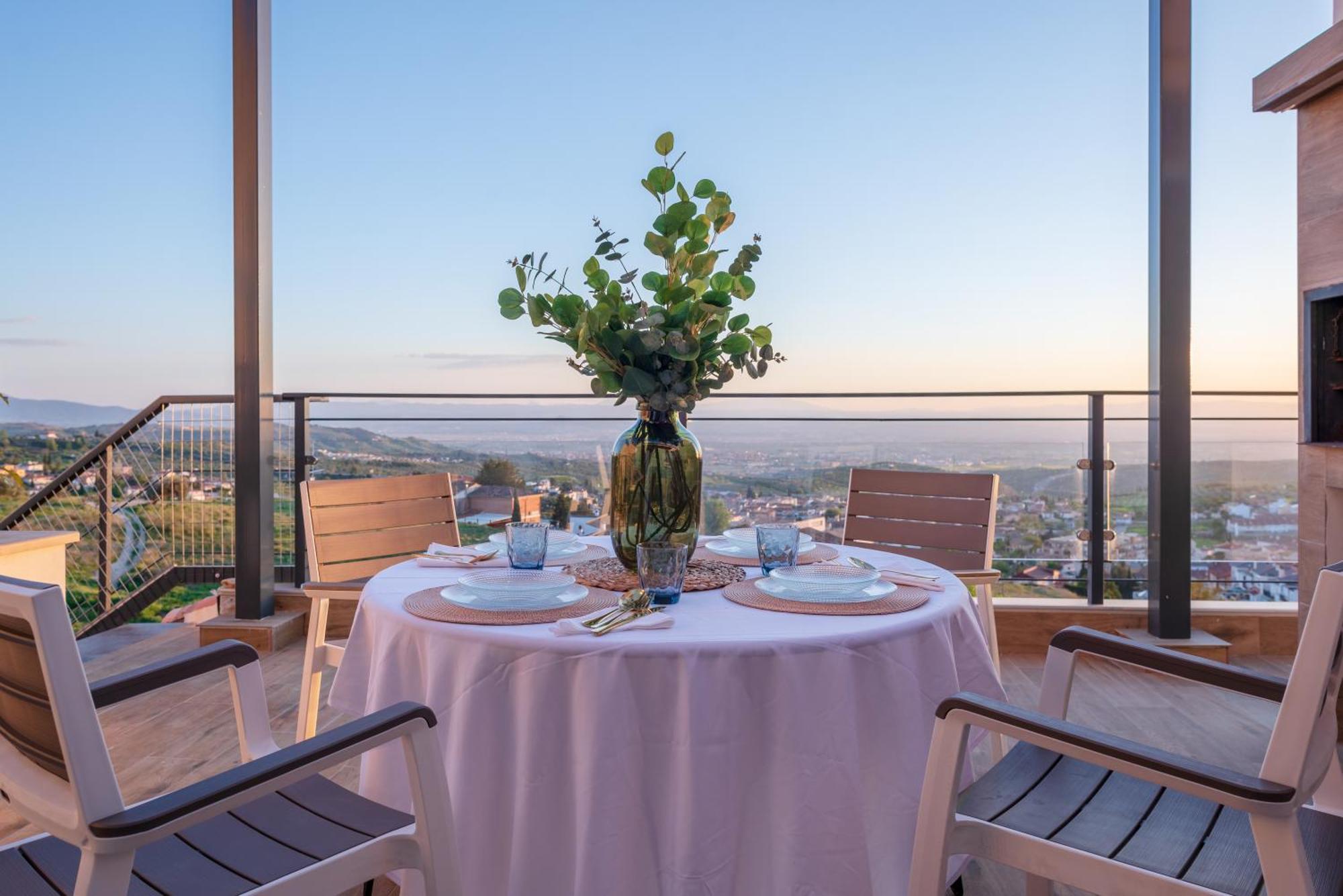 Вилла Casa Penalisa Con Jacuzzi, Barbacoa, Chimenea Y Vistas Panoramicas A Granada Альфакар Экстерьер фото